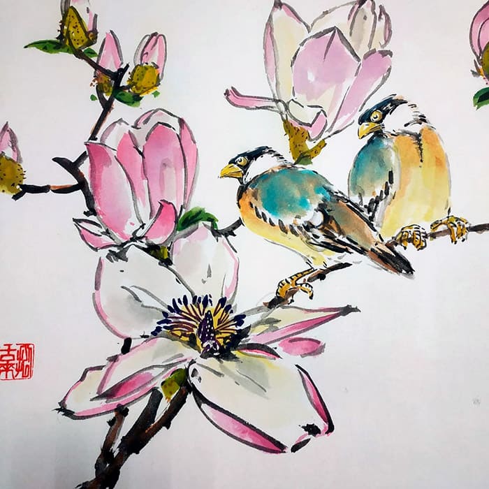 Видео-уроки китайской живописи