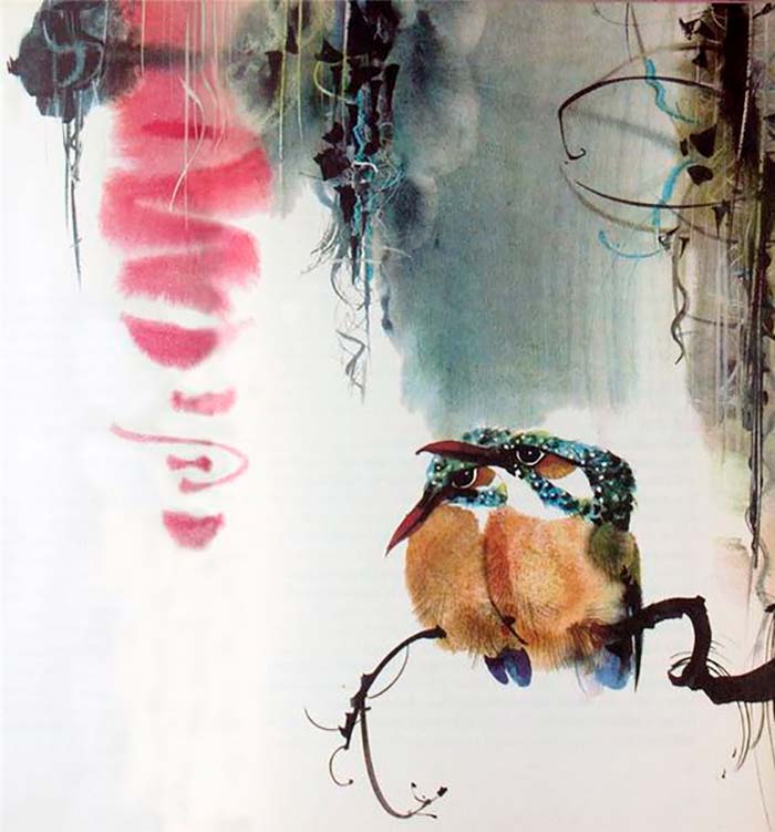 Чешский художник Мирко Ханак, вдохновленный китайской живописью се-и