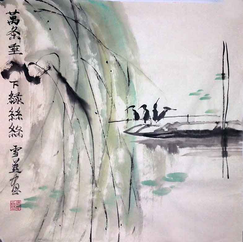 китайская живопись Юлии Наумовой