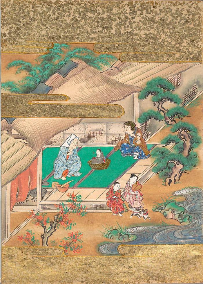 Кагуя-Химэ, изображение Эдо конца 17 века